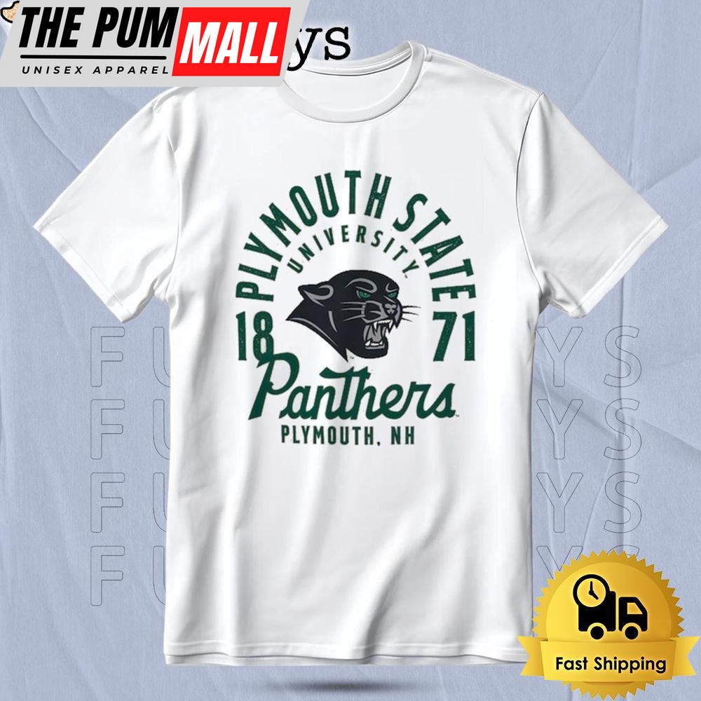 Plymouth State Panthers Comfort Colors Mascot Overlay T Shirt
