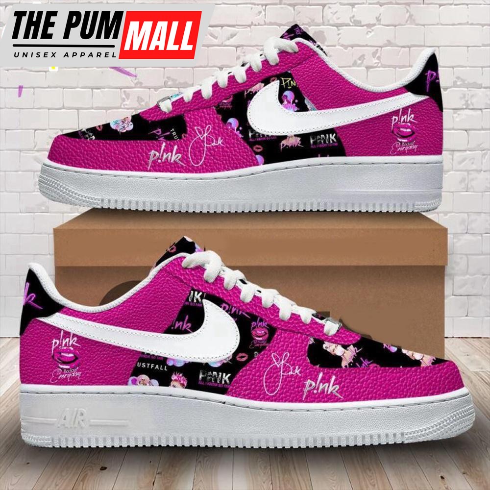 P!nk Air Force 1 Shoes For Fans