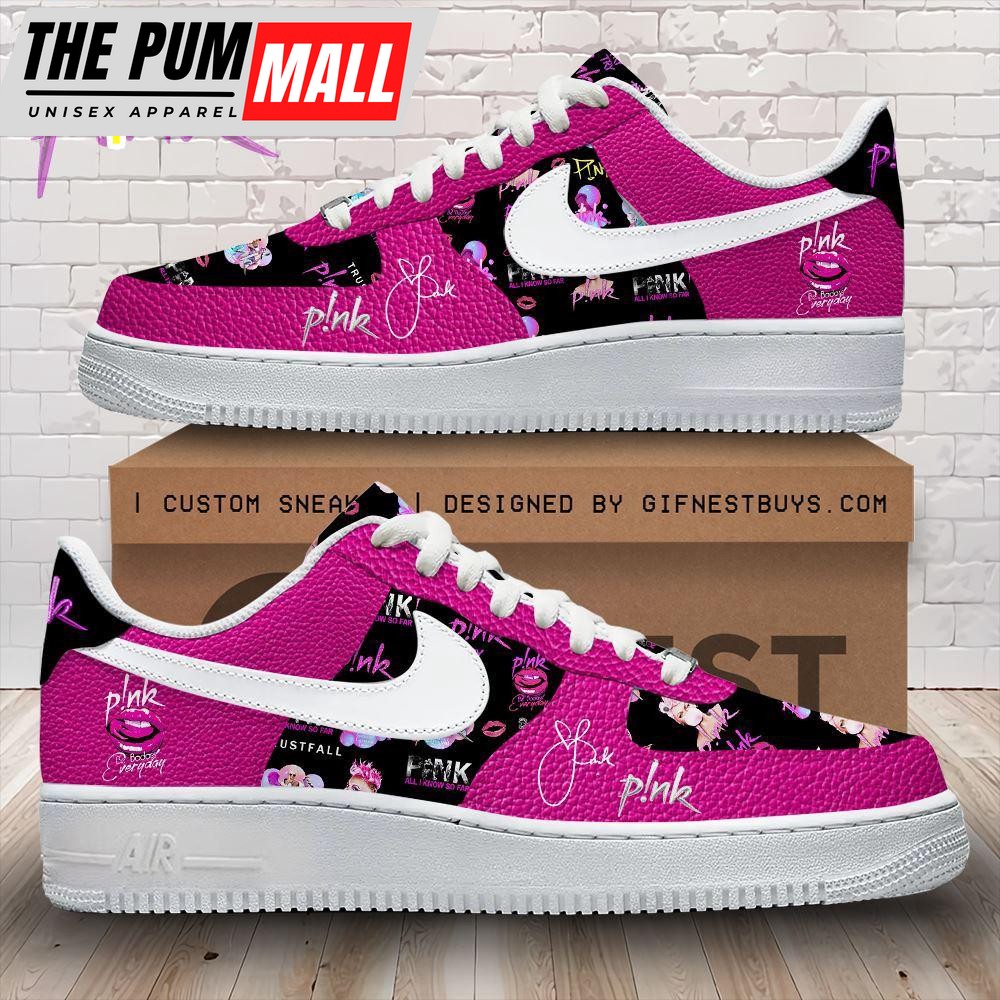 P!Nk Air Force 1 Sneaker  Gift For Christmas
