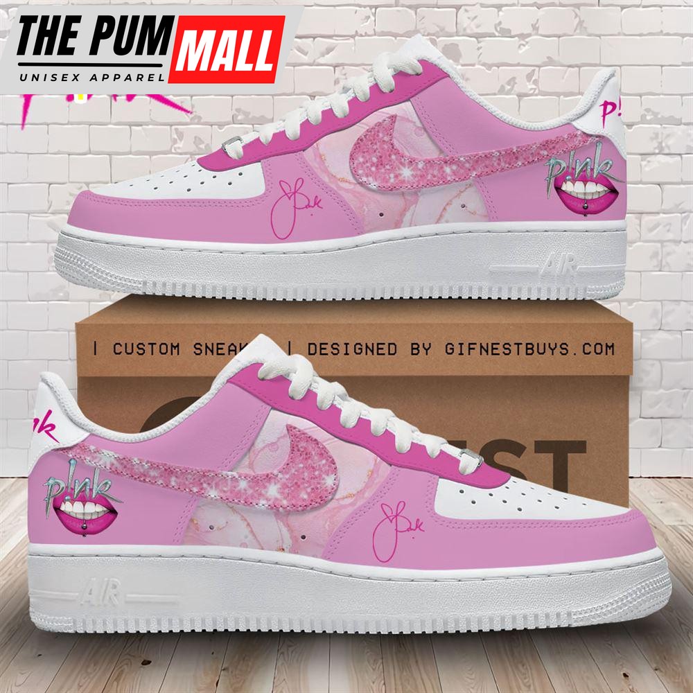 P!Nk Music Air Force 1 Shoes Gift For Christmas