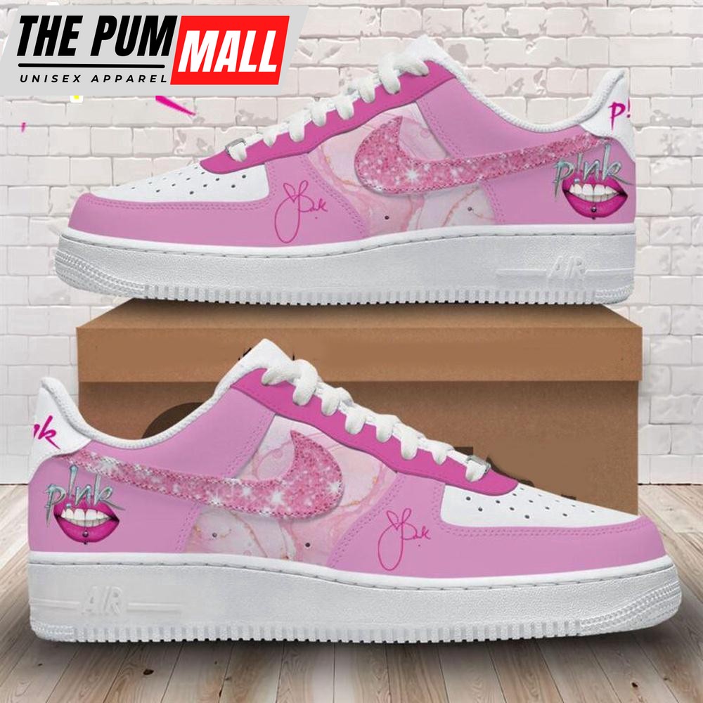 P!Nk Music Pattern Air Force 1 Shoes For Fans