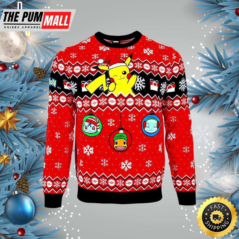 Pokemon Ugly Christmas Sweater
