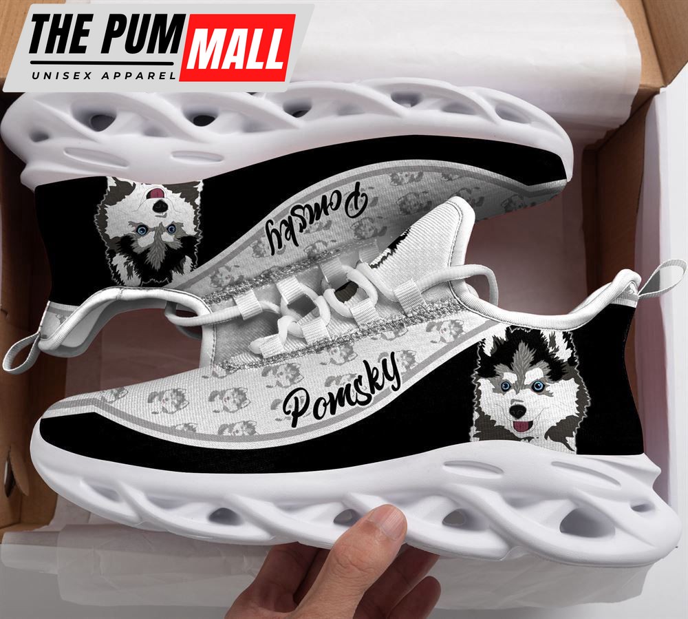 Pomsky Max Soul Shoes For Women Men, Gift For Dog Lover