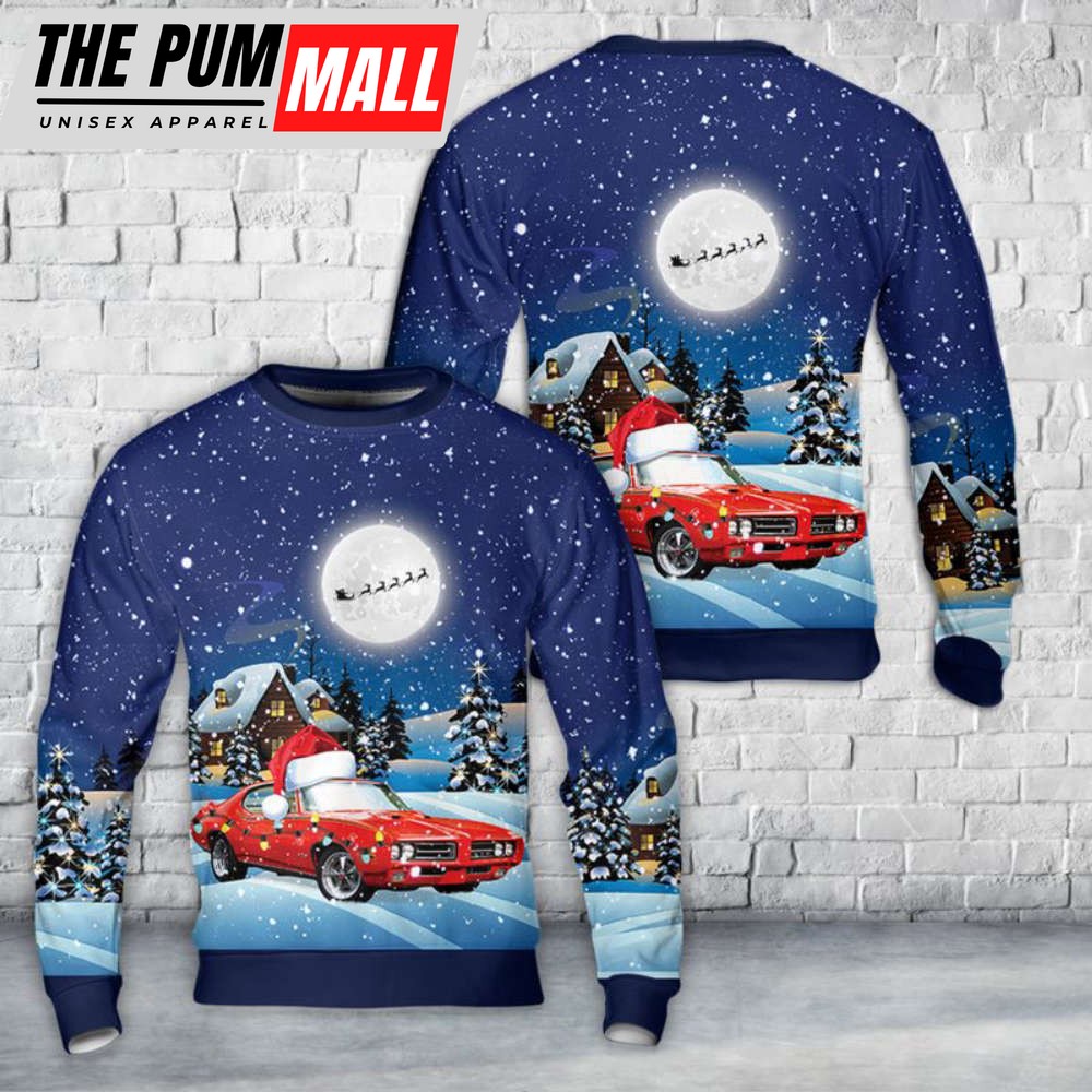 Pontiac GTO 1969 Christmas Sweater Gift For Christmas
