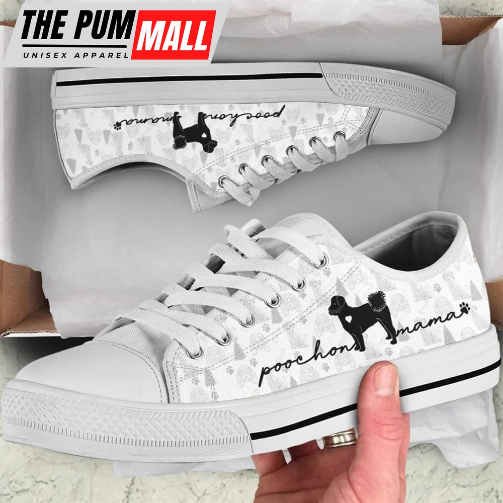 Poochon Low Top – Dog Walking Shoes Men Women – Dog Memorial Gift