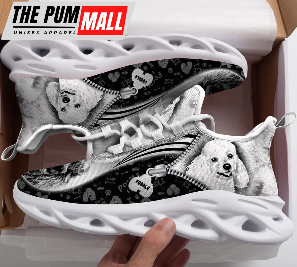 Poodle Sketch Max Soul Shoes For Women Men Kid, Gift For Dog Lover