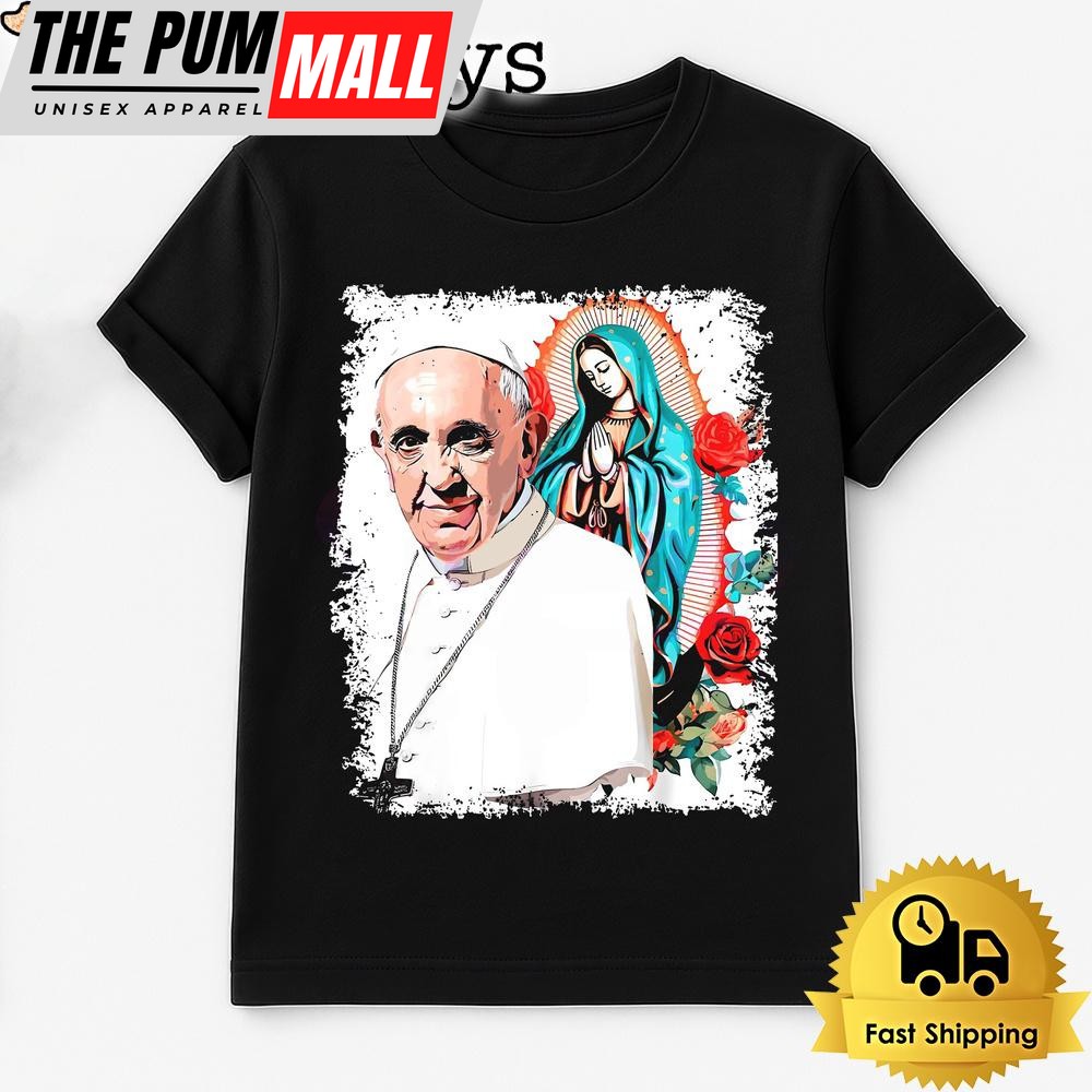 Pope Francis Rest In Peace 2025 Catholic Tribute T Shirt