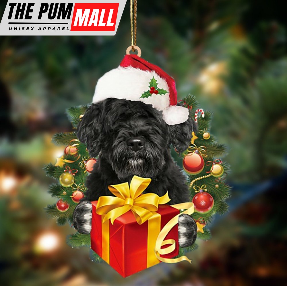 Portuguese Water Give Gifts Hanging Ornament – Flat Acrylic Dog Ornament – Dog Lovers Gifts For Him Or Her Limited Edition