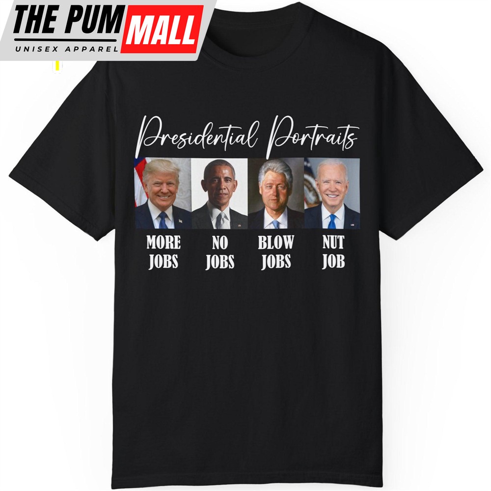 Presidential Portraits Shirt Donald Trump Homage Shirt Donald Trump Fan Tees