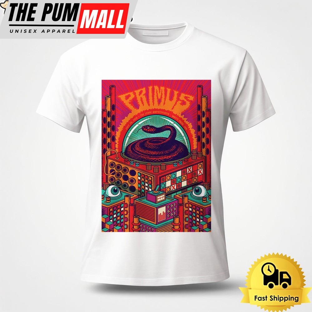 Primus At Ledge Amphitheater In Waite Park MN On July 26 2024 Unisex T-Shirt