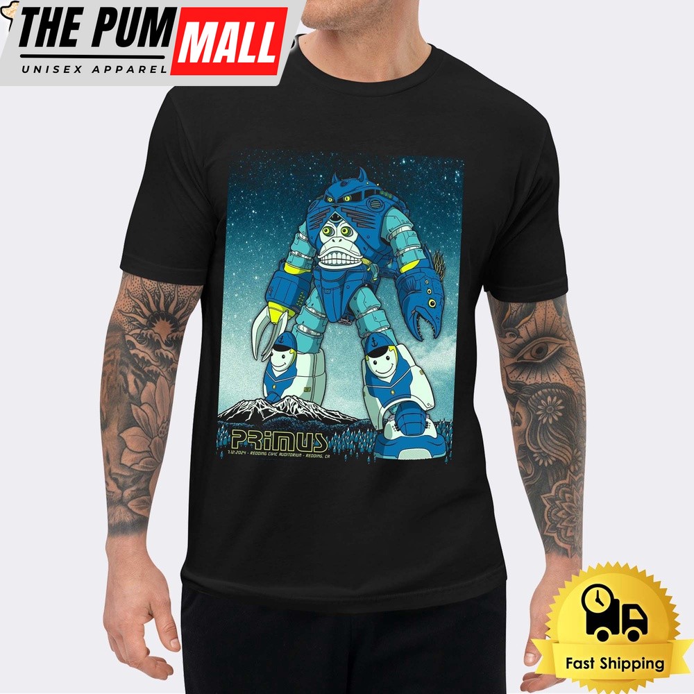 Primus Concert 2024 At Redding Civic Auditorium Unisex T-Shirt
