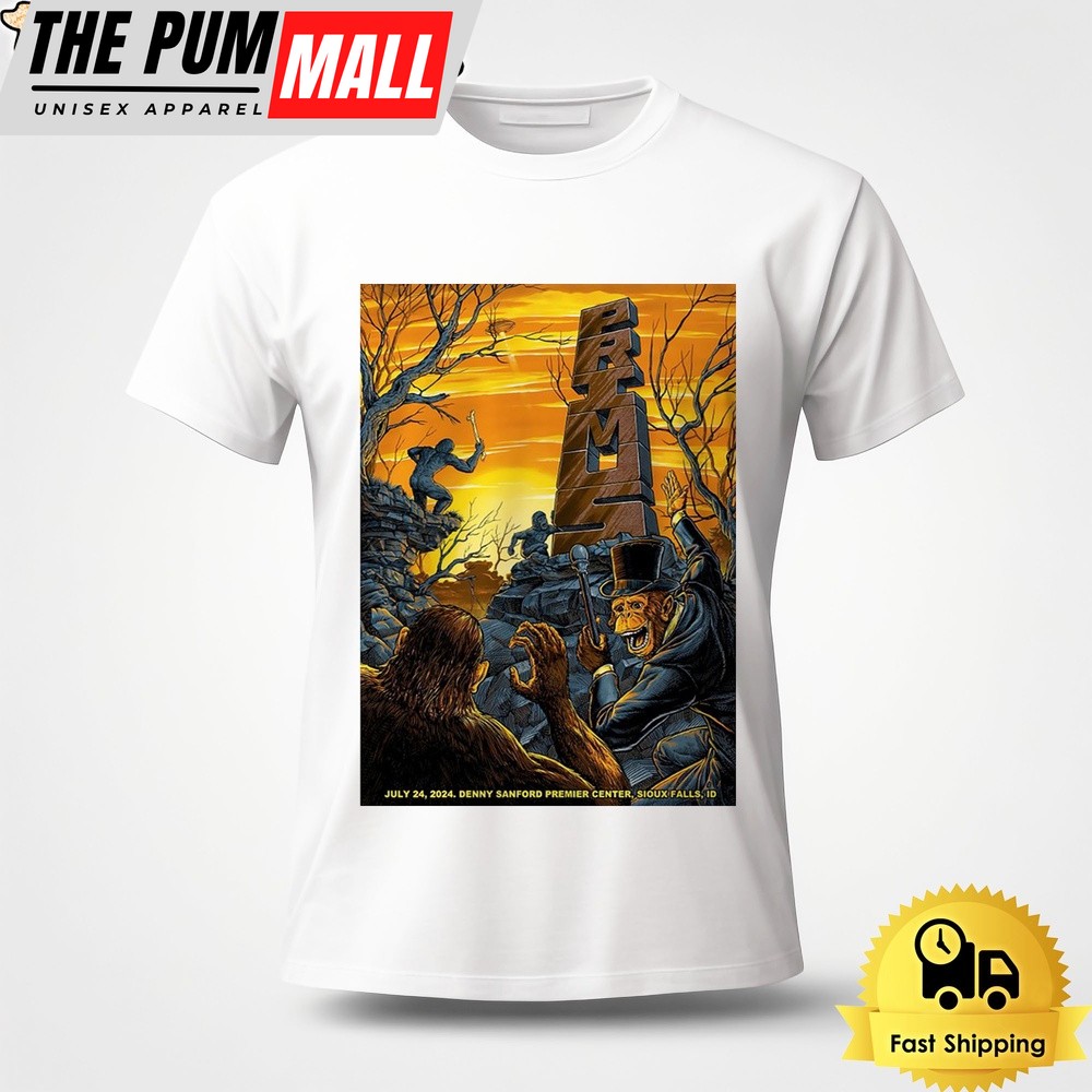 Primus Tour At Denny Sanford Premier Center In Sioux Falls SD On July 24 2024 Unisex T-Shirt