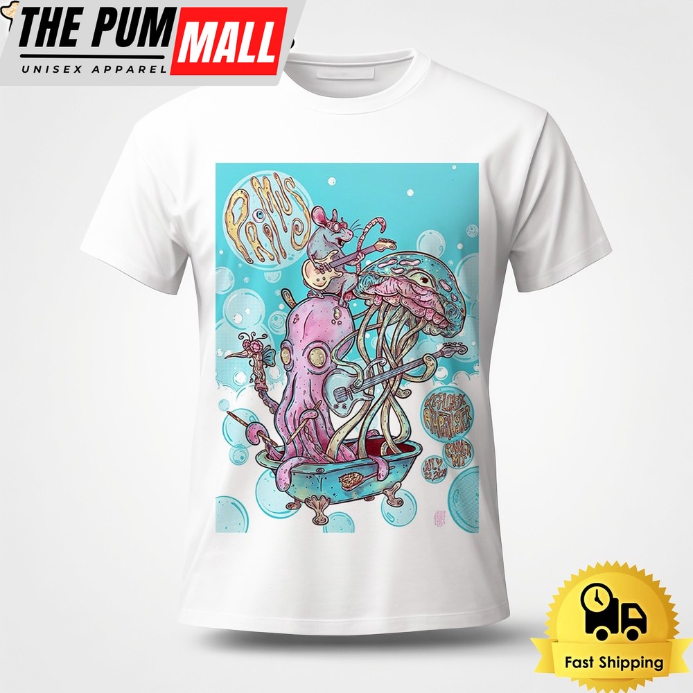 Primus Tour At KettleHouse Amphitheater Bonner MT On July 22 2024 Unisex T-Shirt