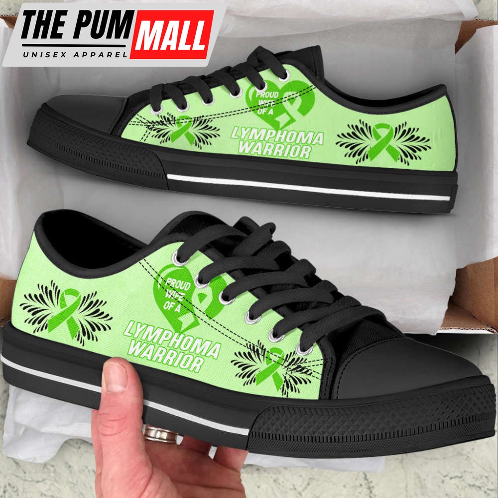 proud-wife-of-a-lymphoma-warrior-low-top-shoes-canvas-shoes-legb4kml Proud Wife Of A Lymphoma Warrior Low Top Shoes Canvas Shoes