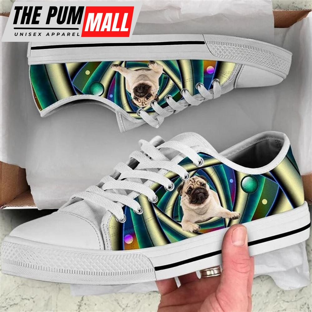 pug-dog-geometric-swirl-pattern-decorative-canvas-low-top-shoes-low-top-shoes-p6noc8bf Pug dog Geometric Swirl Pattern Decorative Canvas Low Top Shoes – Low Top Shoes Mens, Women