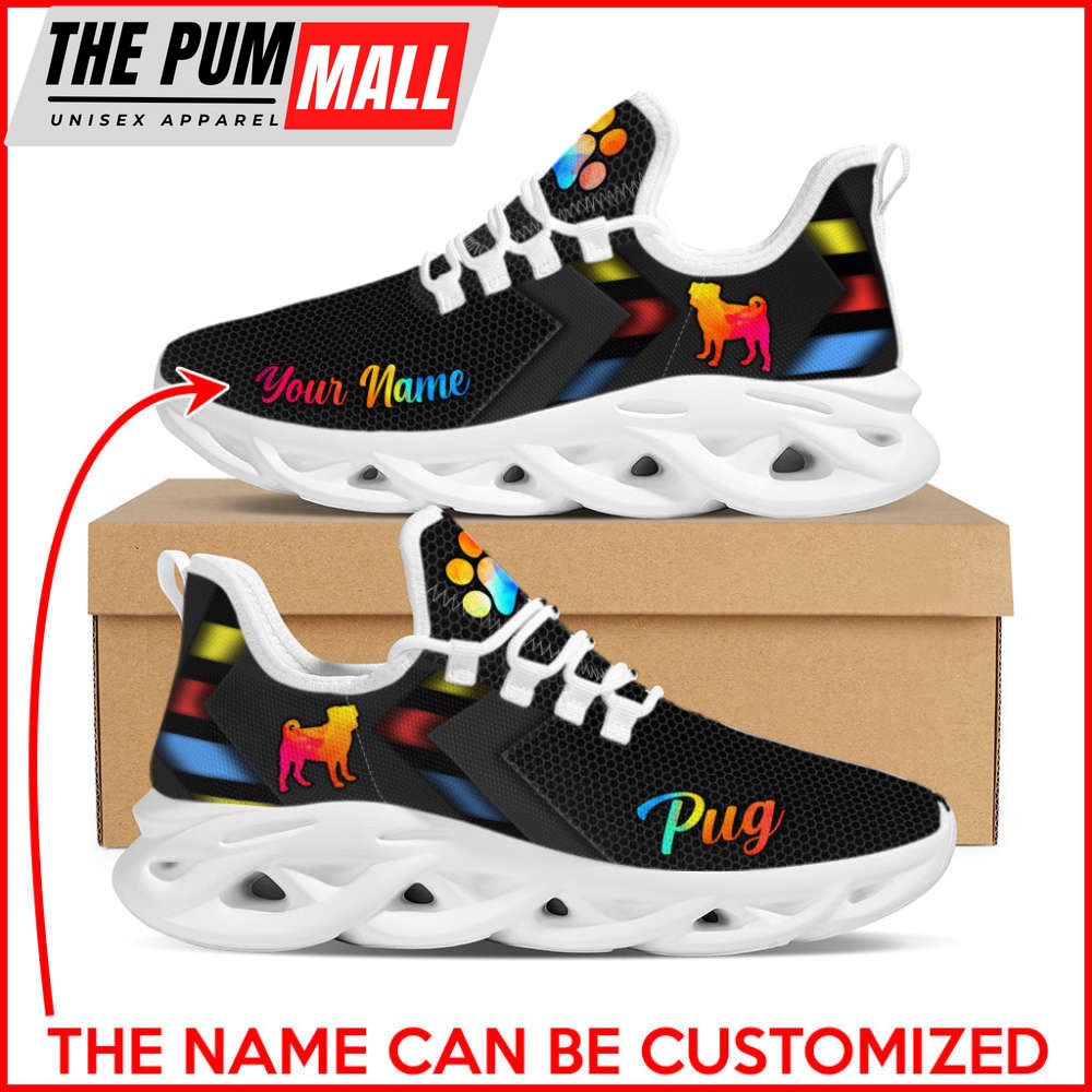 pug-dog-simplify-style-flex-control-sneakers-custom-shoes-for-men-and-women-91qutlbl Pug Dog Simplify Style Flex Control Sneakers Custom Shoes For Men And Women