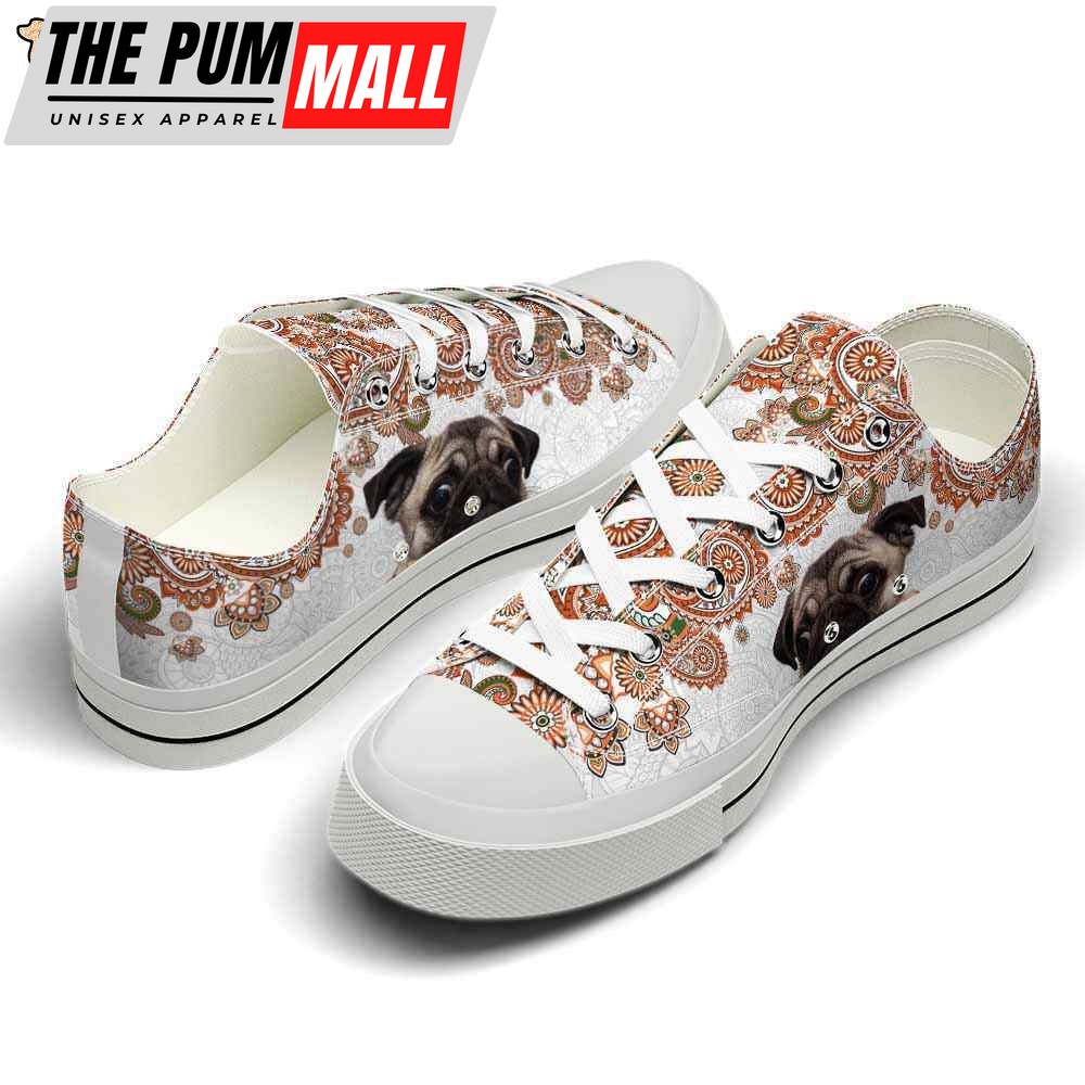 pug-orange-mandala-low-top-shoes-happy-international-dog-day-canvas-sneaker-r0f9qeuv Pug Orange Mandala Low Top Shoes – Happy International Dog Day Canvas Sneaker – Owners Gift Dog Breeders