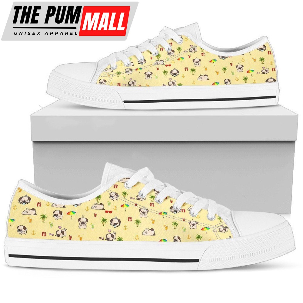 Pug Women’s Low Top Shoe – Comfortable & Trendy Footwear