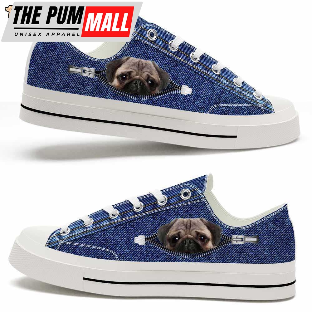 pug-zipper-jeans-low-top-shoes-happy-international-dog-day-canvas-sneaker-ow-a5pap5s7 Pug Zipper Jeans Low Top Shoes – Happy International Dog Day Canvas Sneaker – Owners Gift Dog Breeders