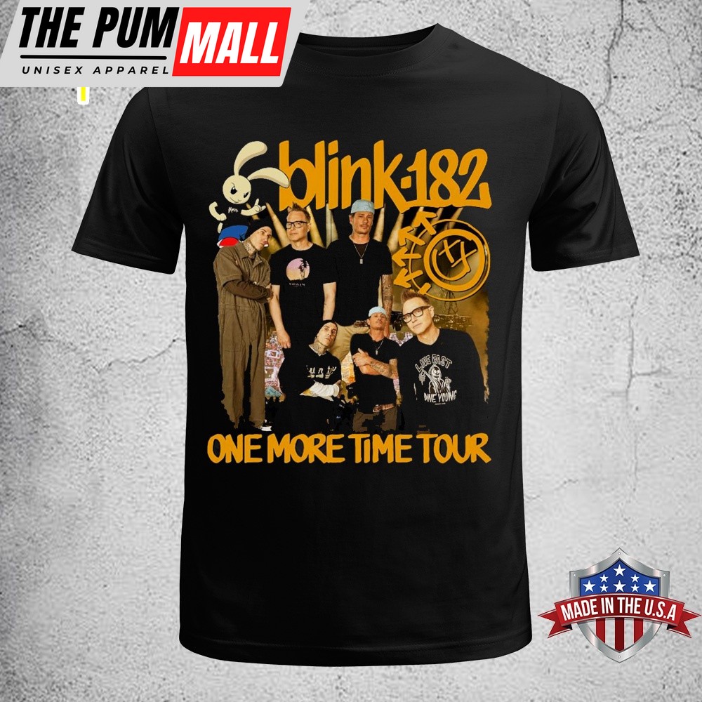 Punk Rock Blink-182 One More Time Tour 2025 Concert Unisex T-Shirt