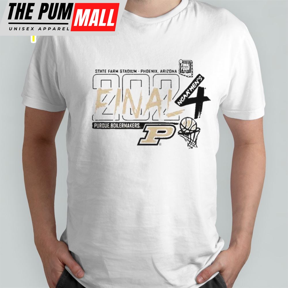 Purdue Boilermakers 2025 Ncaa Mens Final Four Brush Stroke Shirt