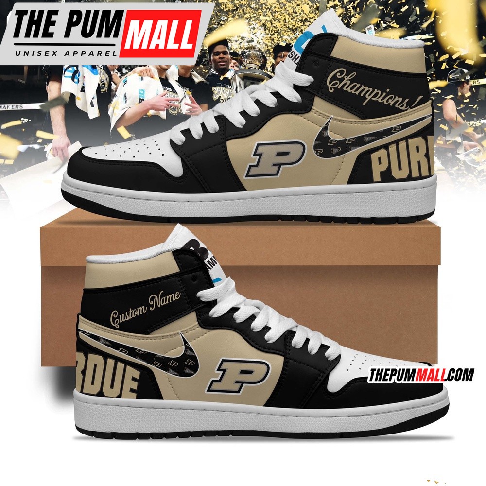 Purdue Boilermakers Men’s Basketball 2024 BIG 10 Regular Season Champions Air Jd 1 Shoes