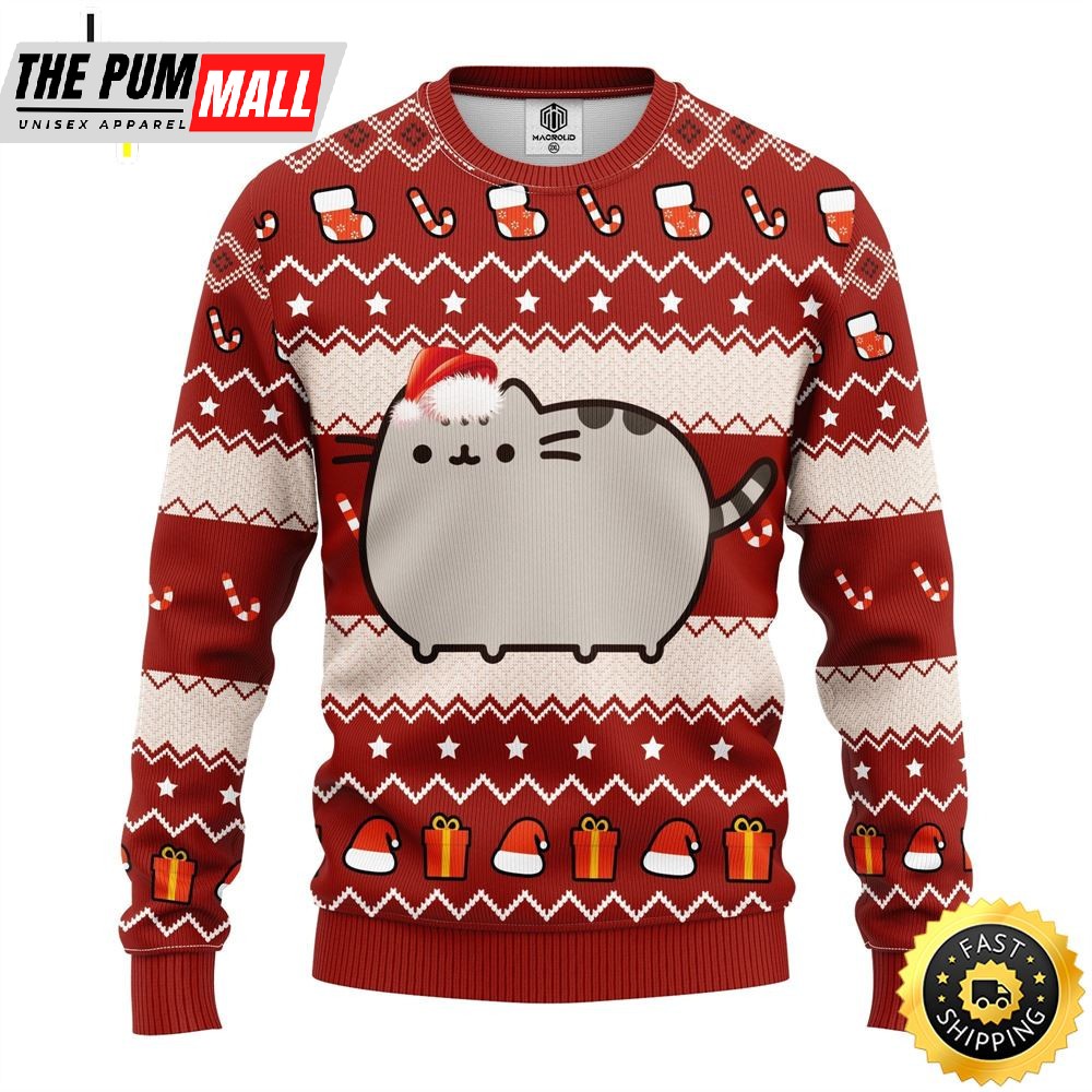 Pusheen Amazing Gift Idea Thanksgiving Gift Ugly Sweater