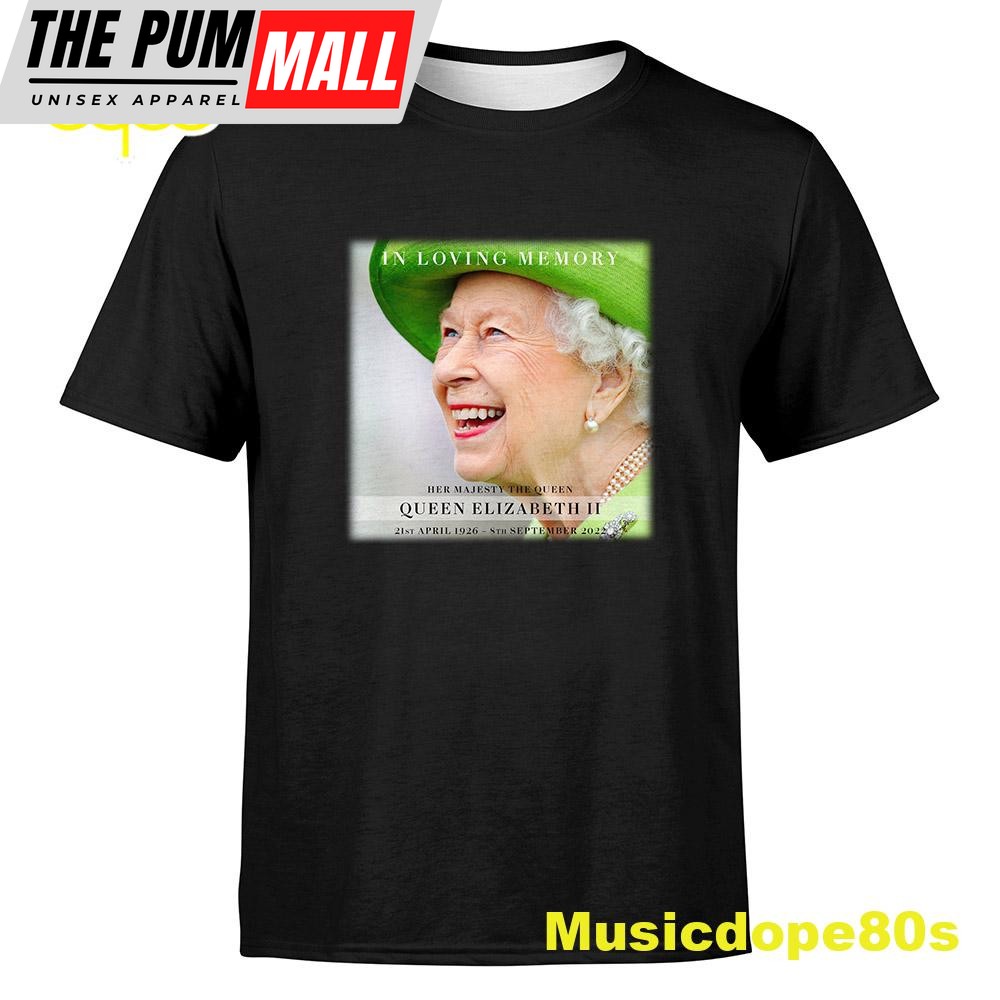Queen Elizabeth II 1926-2025 Rest In Peace T-Shirt
