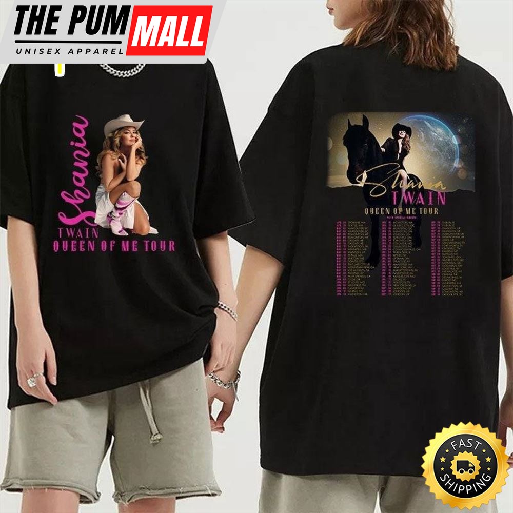 Queen Of Me Tour 2023 Shania Twain Unisex T-shirt