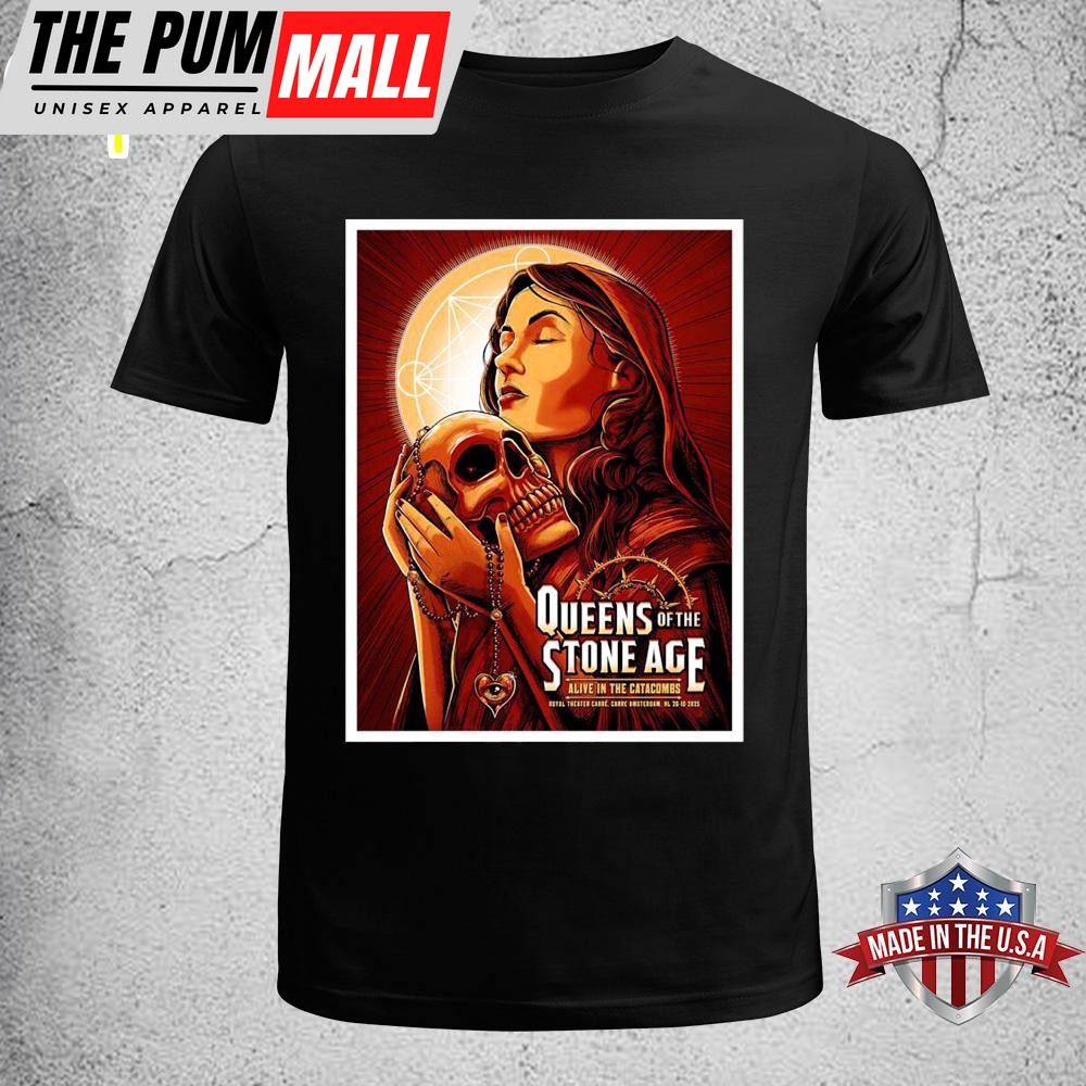 Queens Of The Stone Age Amsterdam Netherlands 2025 Unisex T-Shirt