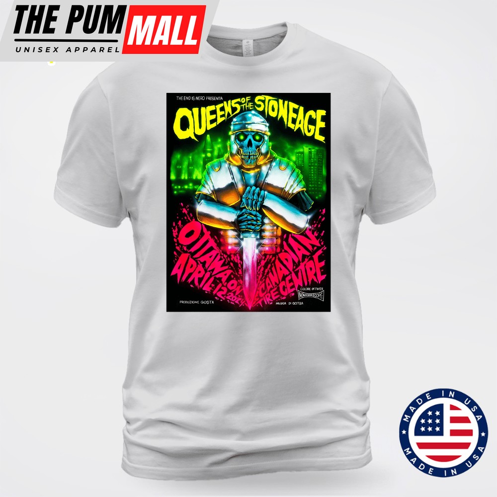 Queens Of The Stone Age April 12 2025 Ottawa ON Poster Shirt Unisex