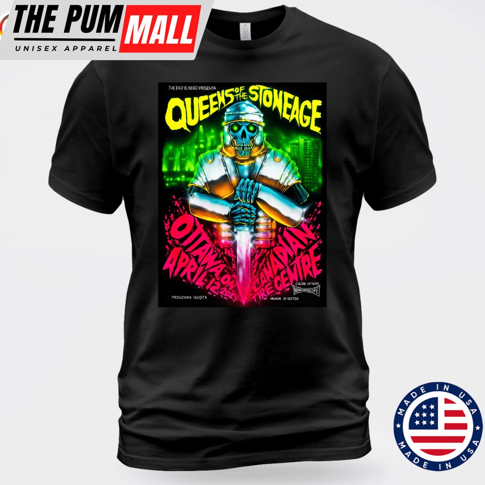 Queens Of The Stone Age April 12 2025 Ottawa ON Poster Shirt