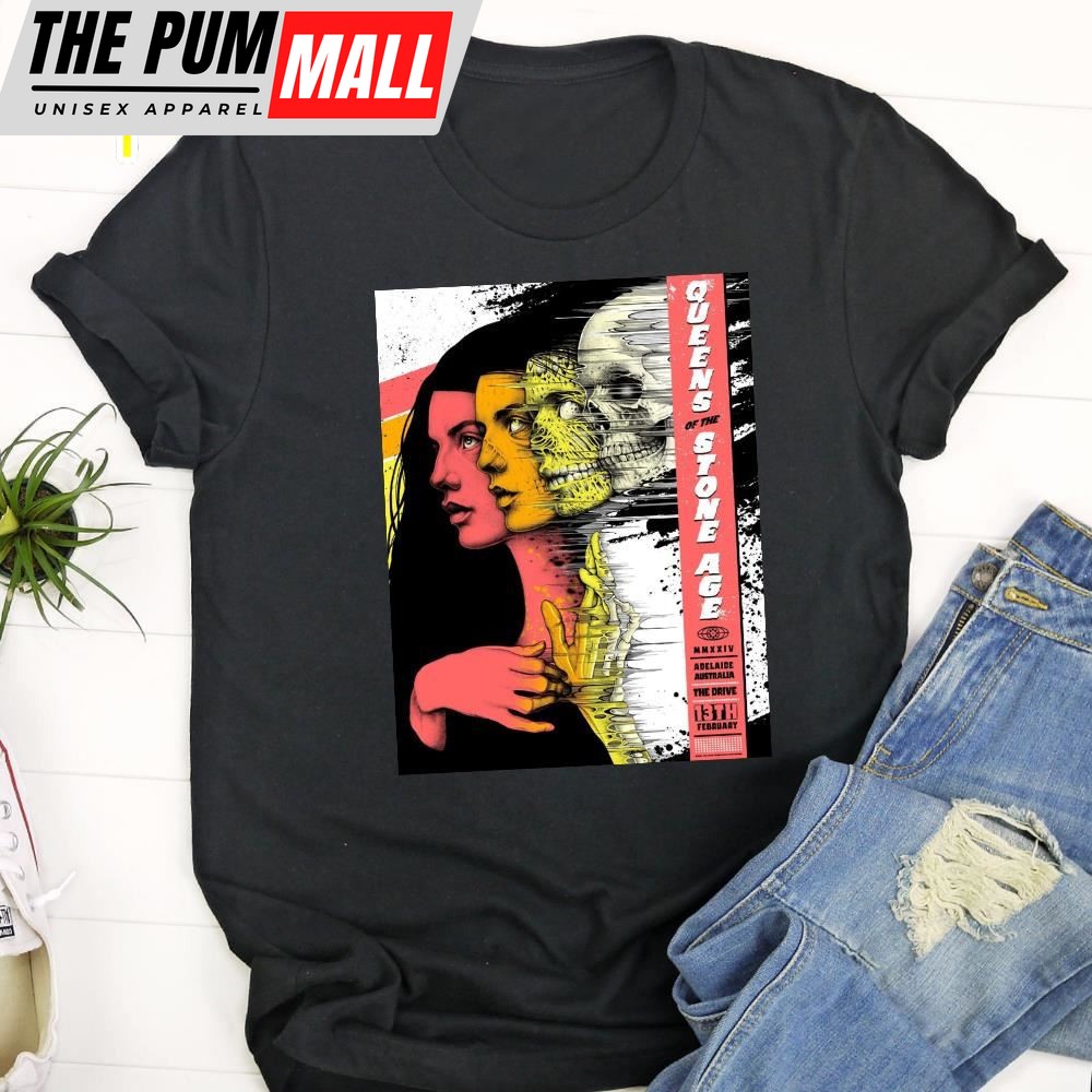 Queens Of The Stone Age Brisbane Australia February 25th 2025 Poster T-Shirt