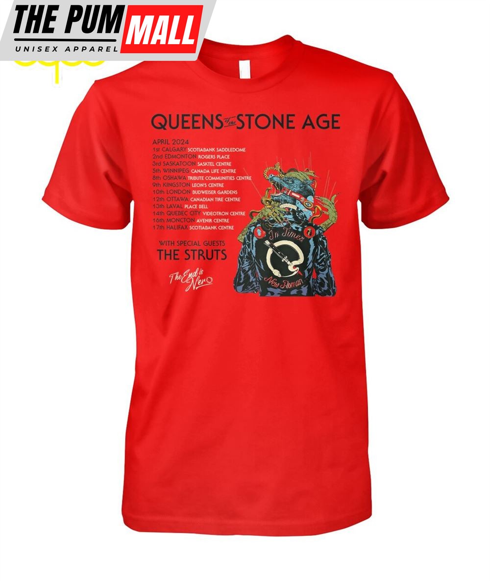 Queens Of The Stone Age Canada Tour 2025 Shirt