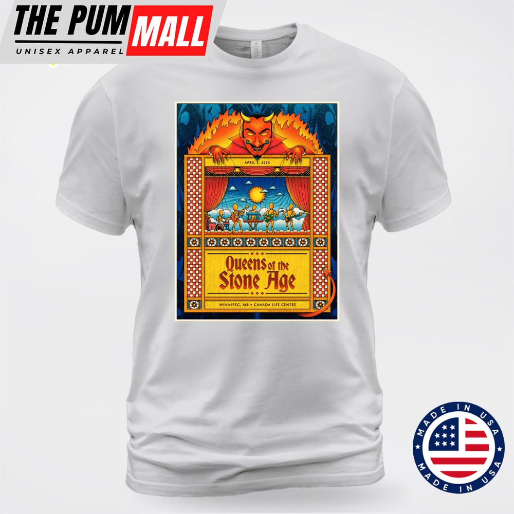 Queens Of The Stone Age Winnipeg, Manitoba, Canada April 5th 2025 Unisex T-shirt