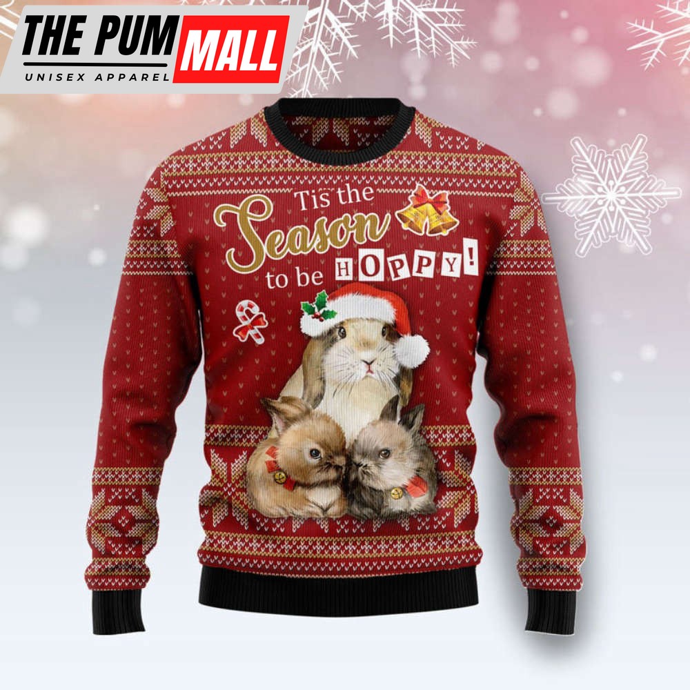 rabbit-hoppy-ugly-chrsistmas-sweater-christmas-unisex-for-womens-and-mens-shqqf54i Rabbit Hoppy Ugly Chrsistmas Sweater, Christmas Unisex For Womens And Mens