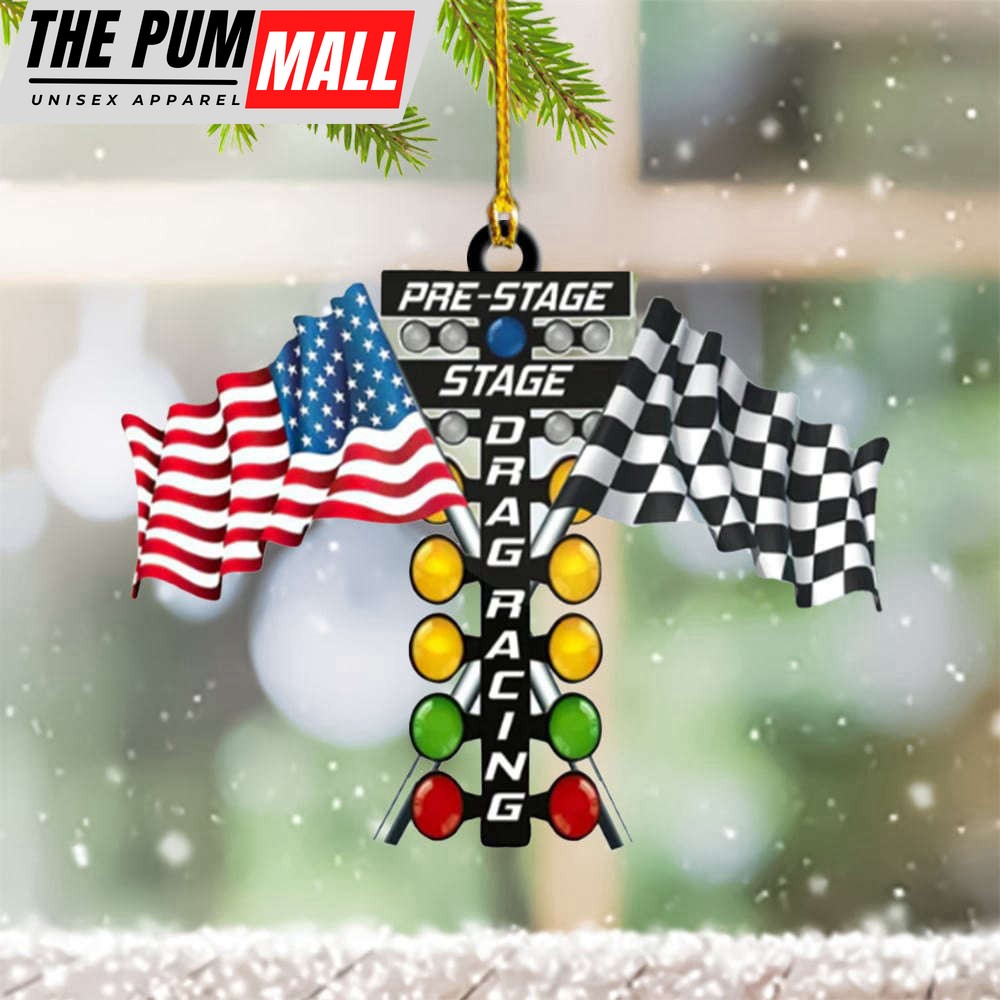 Race Car Ornament Drag Racing Christmas Tree Ornaments For Christmas Decor Limited Edition