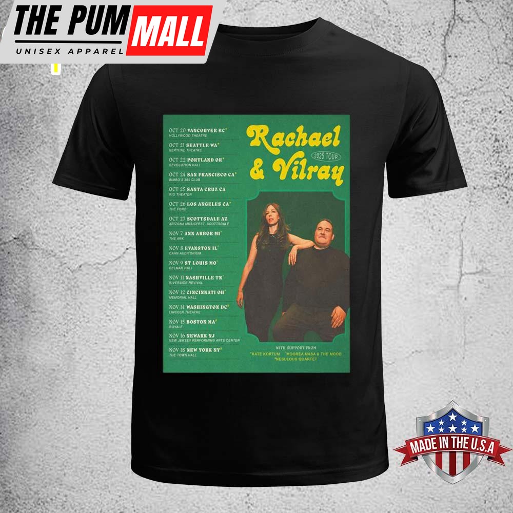Rachael & Vilray Poster 2025 Unisex T-Shirt