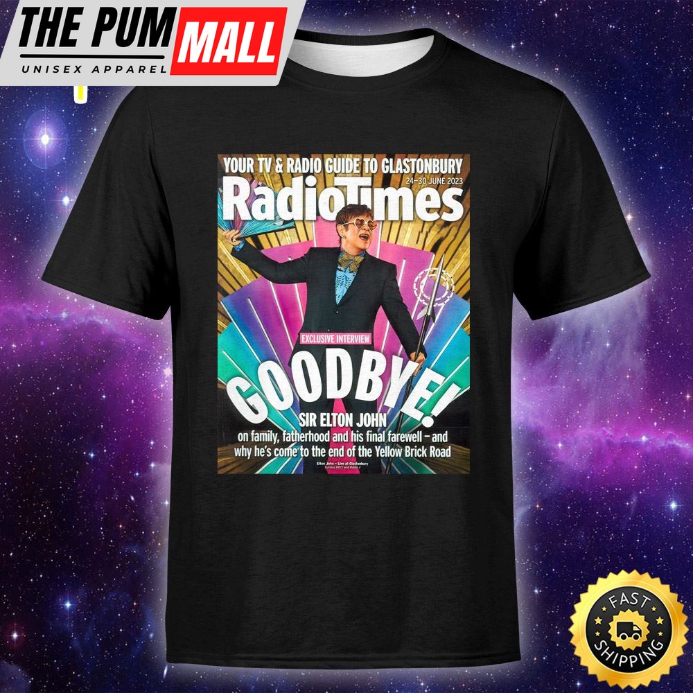 Radio Times Magazine 24-30 June 2025 Sir Elton John Unisex Tshirt