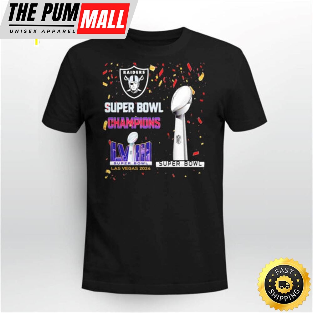 Raiders Super Bowl Champions Lviii Las Vegas 2025 Shirt