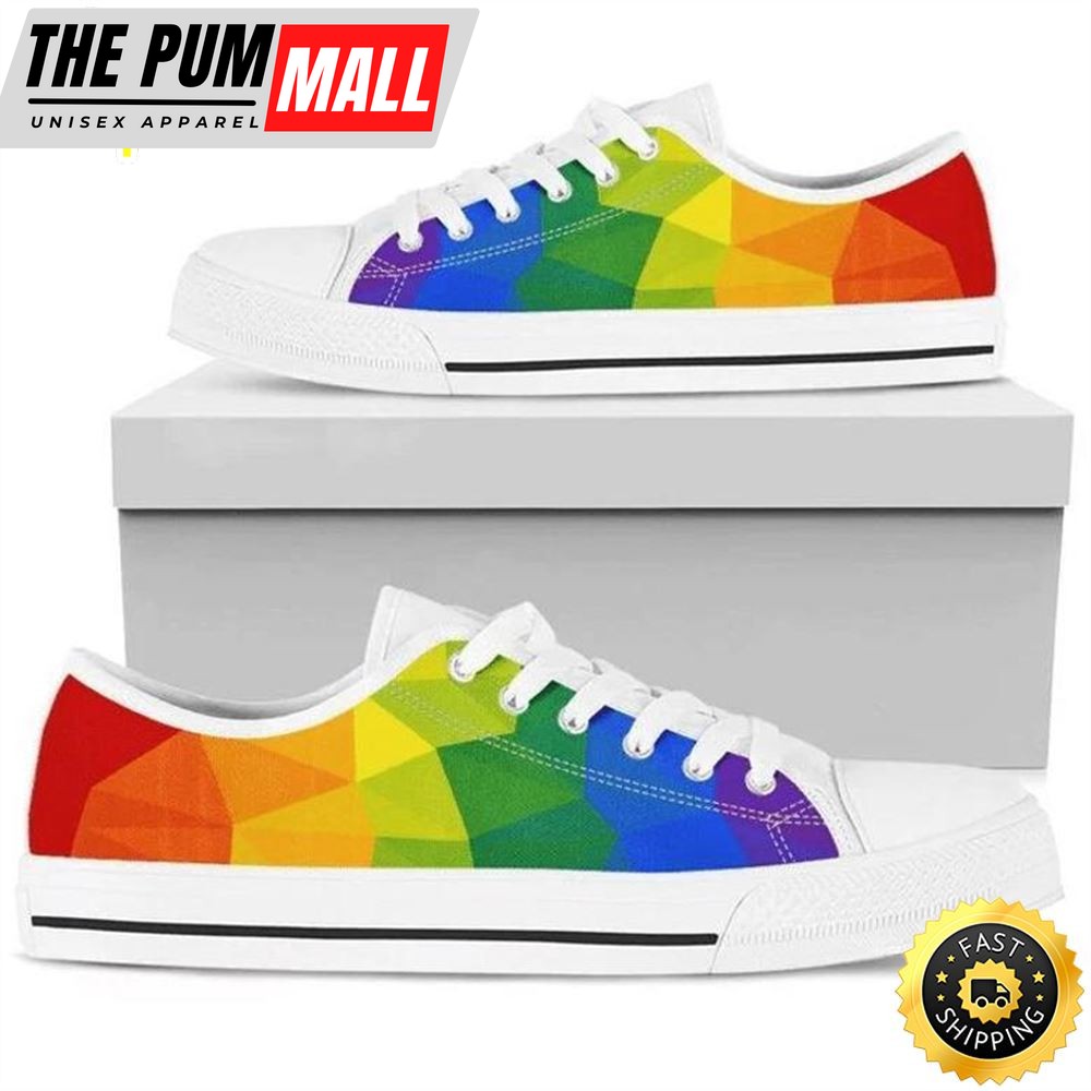 Rainbow Lgbt Low Top Shoes