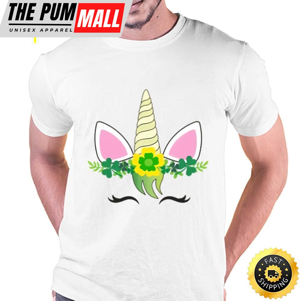 Rainbow Unicorn St Patricks Day Leprechaun Lepricorn T-Shirt