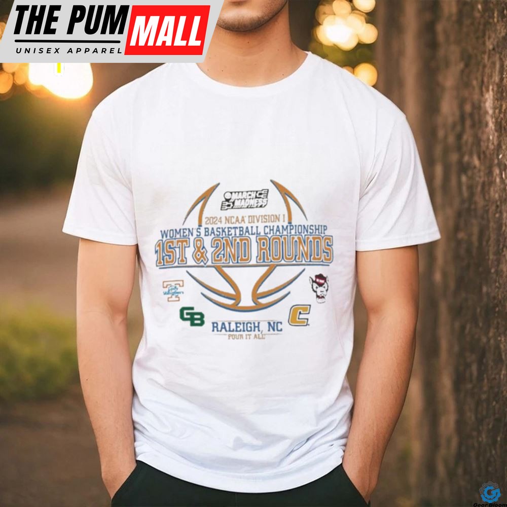 Raleigh 2025 Ncaa Division I Womens Basketball Championship 1st, 2nd Rounds Shirt