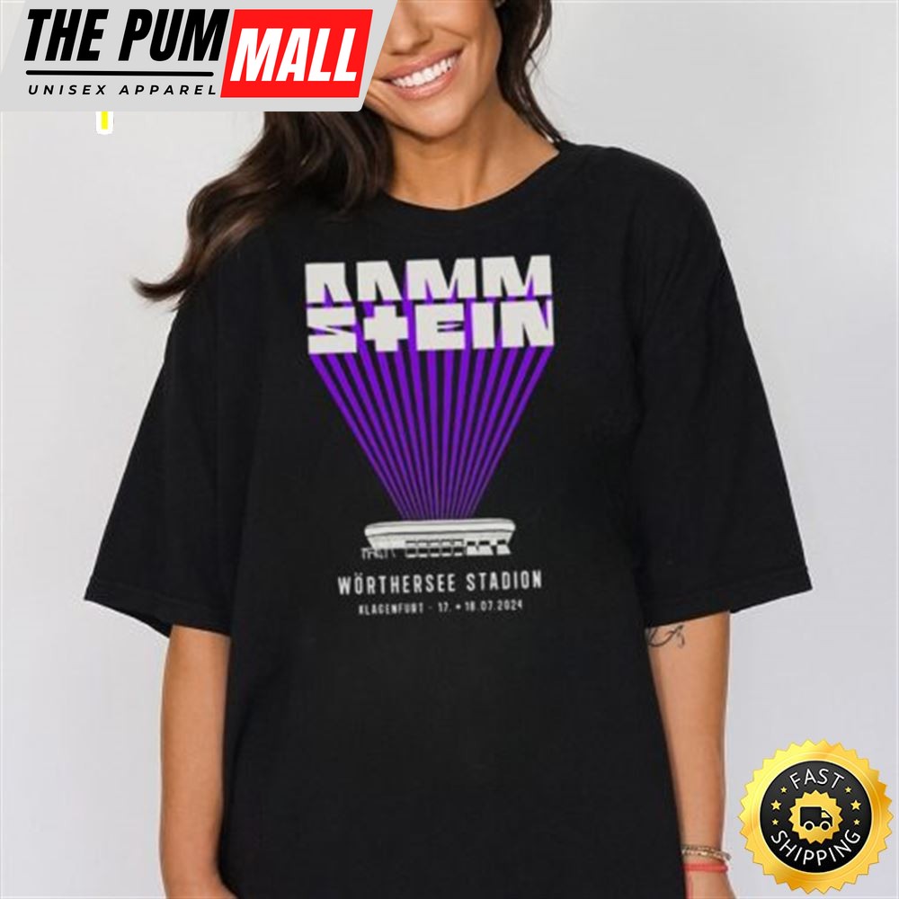 Rammstein Europe Stadium Tour July 18 And 18 2025 Wörthersee Stadion Klagenfurt Shirt