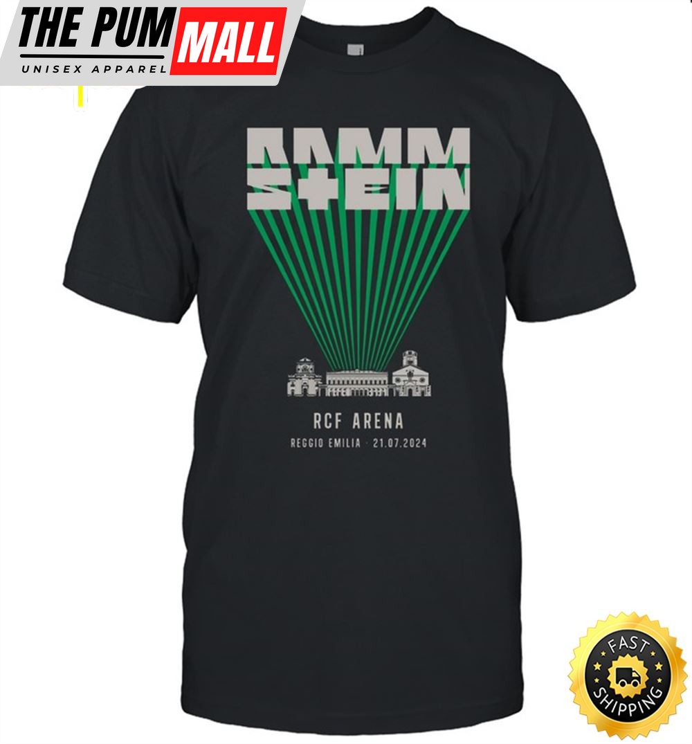 Rammstein Jun 27, 2025 Ostend Belgium Show Shirts