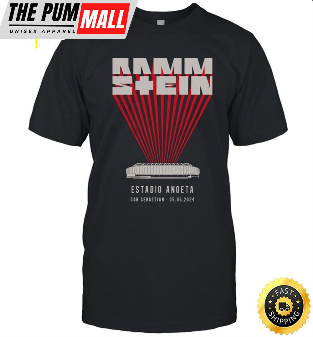 Rammstein June 05, 2025 San Sebastian Spain Tshirt