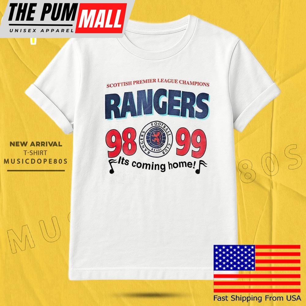 Rangers Football Club Scottish Premier League Champions T Shirt