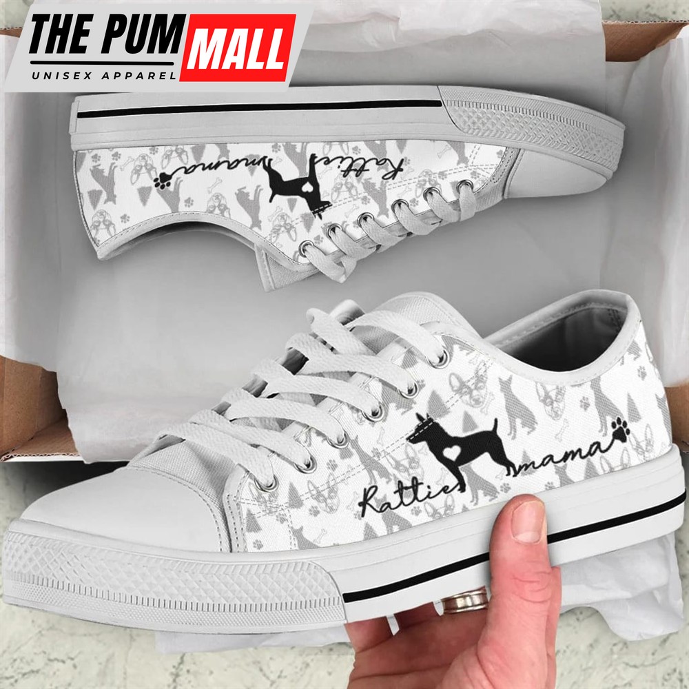Rat Terrier Low Top – Dog Walking Shoes Men Women – Dog Memorial Gift
