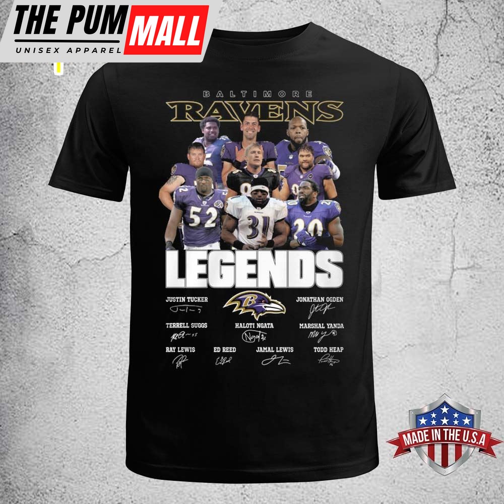 Ravens Legends Baltimore Ravens Logo Signature shirt