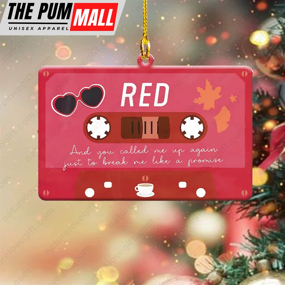 Red Album Taylor Swift Ornament Taylor’s Version Christmas Ornaments Limited Edition